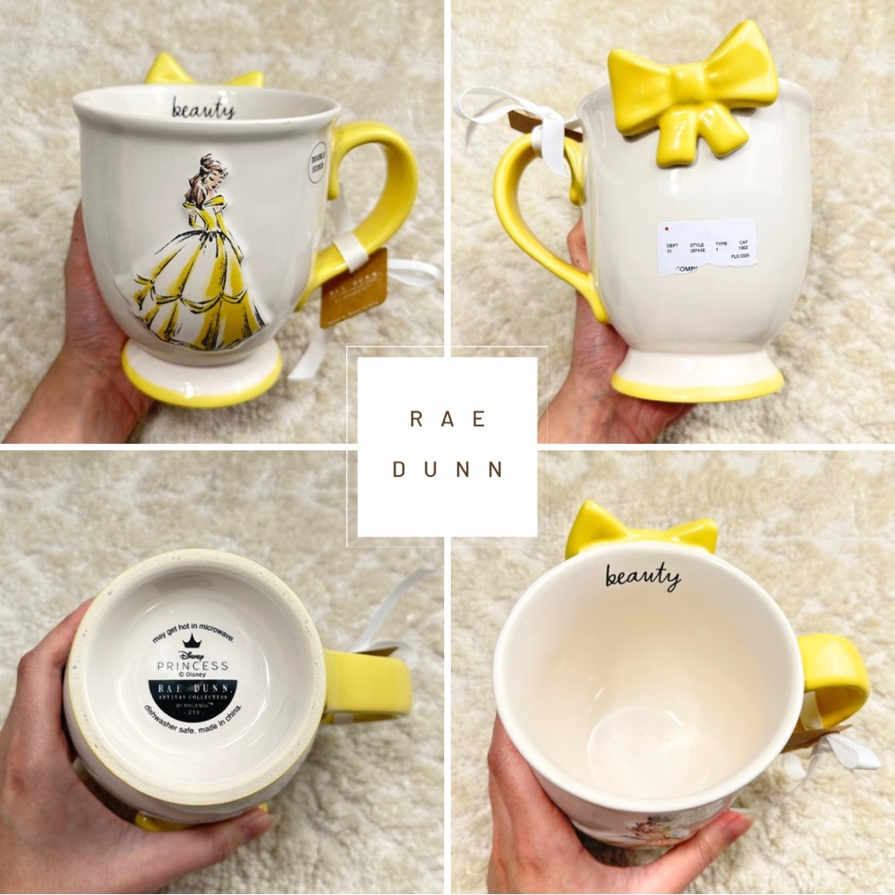 Rae Dunn Disney Princess Belle Big Mug